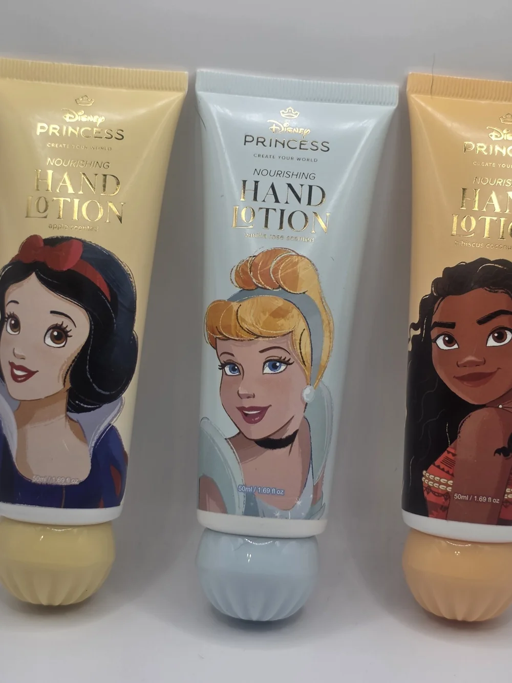 Disney Princess Nourishing Hand Lotion Set - Snow White, Cinderella & Moana